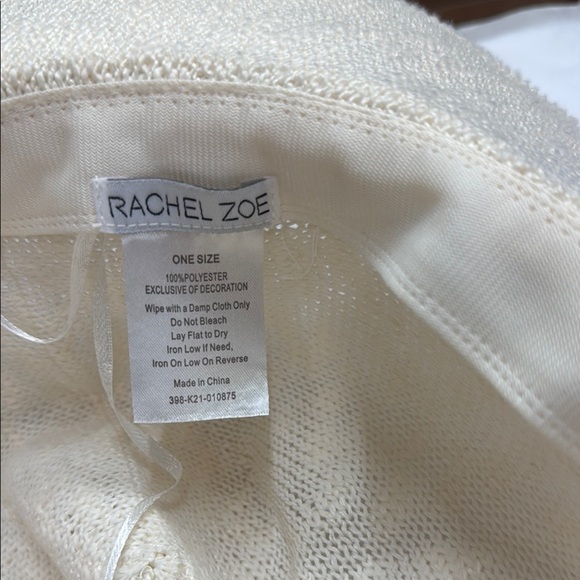 RACHEL ZOE. Black and Cream Hat Elegant Accessory - Picture 7 of 13